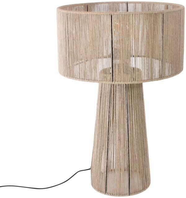 Loft42 Urban Interiors Tafellamp Diro Jute 43x30 naturel
