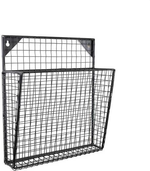 Loft42 Maggy Tijdschriftenrek Gaas Mat Zwart Metaal - Foto 2