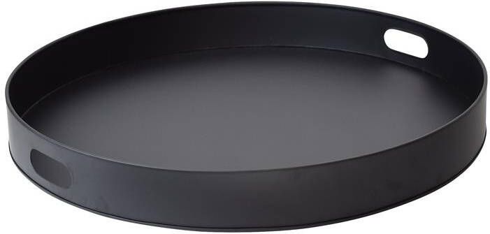 Loft42 Tray Metalen Dienblad Zwart Ø60 cm