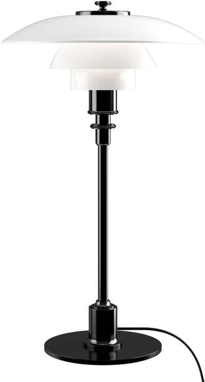Louis Poulsen PH 3 5-2 5 tafellamp glas zwart gemetaliseerd