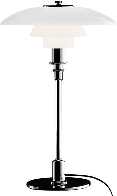 Louis Poulsen PH 3 2 tafellamp hoogglans verchroomd