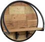 Dimehouse Industrieel rond wandrek acaciahout Mill Ø 40 cm - Thumbnail 1