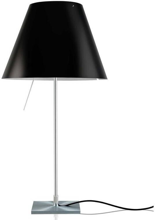 Luceplan Costanzina tafellamp aluminium|zwart