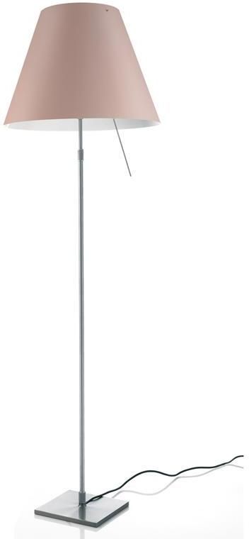 Luceplan Costanza vloerlamp telescopisch met dimmer aluminium|Soft