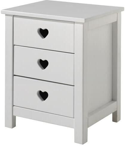 Lucevi Amori Kindernachtkastje- Hout Wit 45x40x55cm - Foto 2