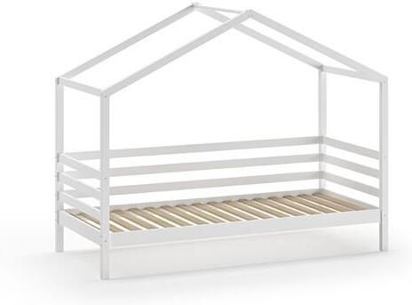 LUCEVI Pl Huisbed 90x200 Cm Hout Wit 210x96x170cm - Foto 2