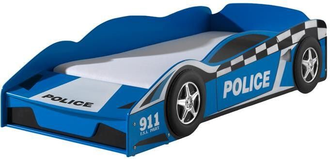 LUCEVI Peuter Police Car Hout Blauw 173x75x41cm - Foto 2