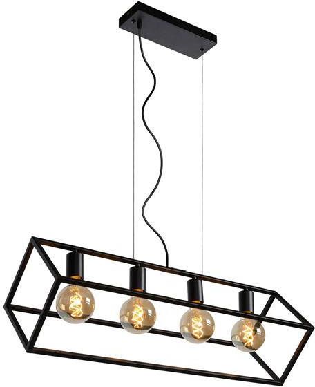 Lucide FABIAN Hanglamp 4xE27 Zwart