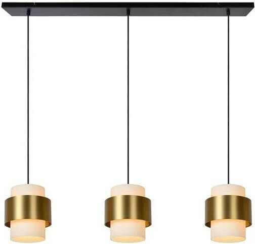 Lucide FIRMIN Hanglamp 3xE27 Mat Goud | Messing - Foto 1