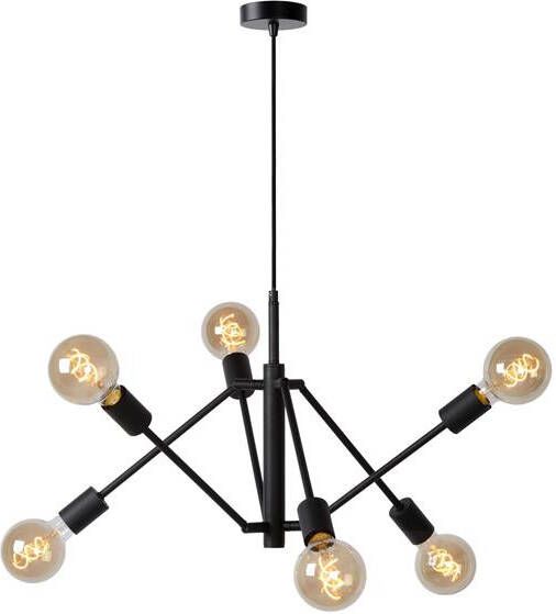 Lucide hanglamp Lester zwart Leen Bakker