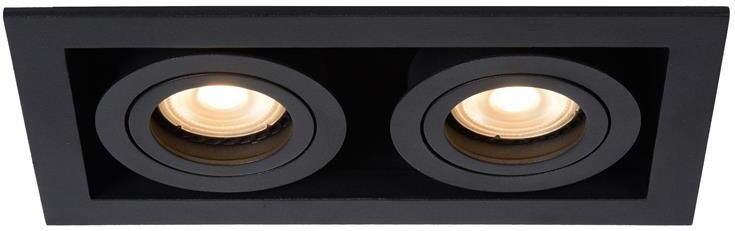 Lucide CHIMNEY Inbouwspot 2xGU10 Zwart