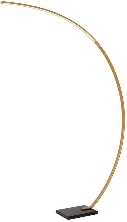 Lucide CURVE Booglamp Mat Goud | Messing