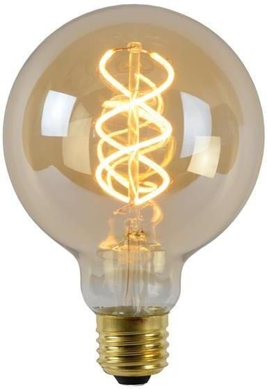 Lucide LED Bulb Filament lamp E27 amber Ã˜9 5 cm Leen Bakker