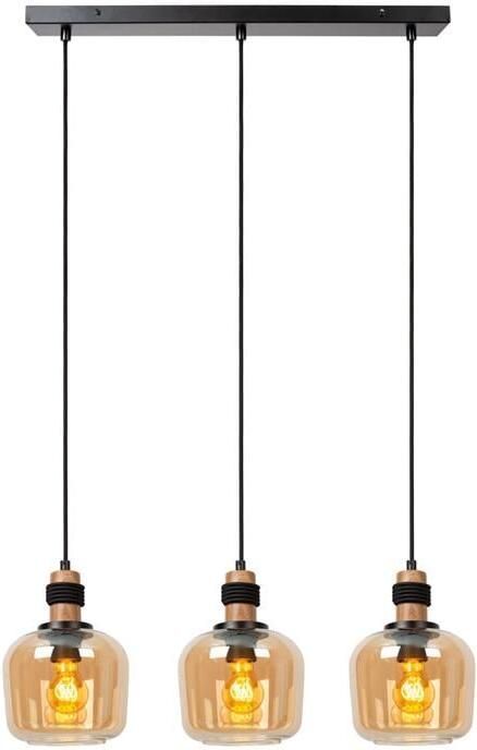 Lucide ILONA Hanglamp 3xE27 Amber