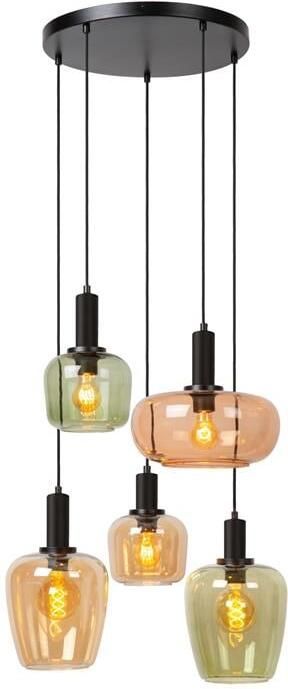 Lucide ILONA Hanglamp 5xE27 Zwart