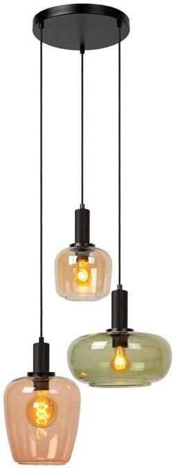 Lucide ILONA Hanglamp 3xE27 Zwart