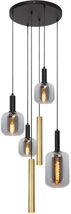 Lucide JOANET Tube Hanglamp Messing