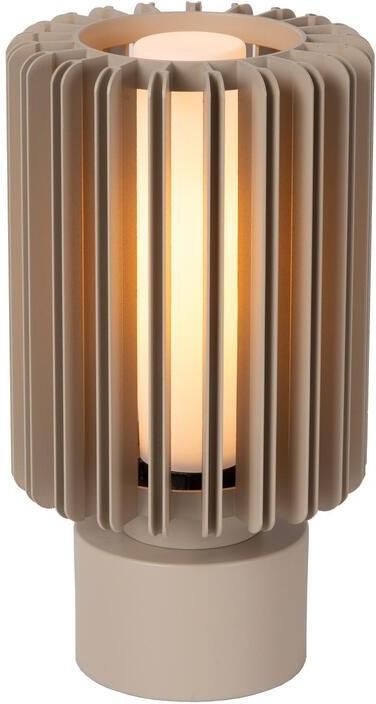 Lucide LAMBRES Tafellamp Taupe