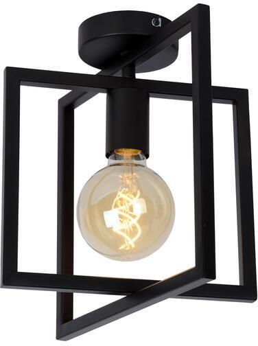 Lucide LUUK Plafonnière 1xE27 Zwart