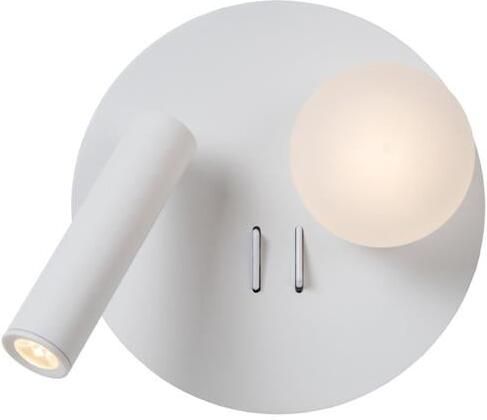 Lucide MATIZ Bedlamp 1xGeïntegreerde LED Wit
