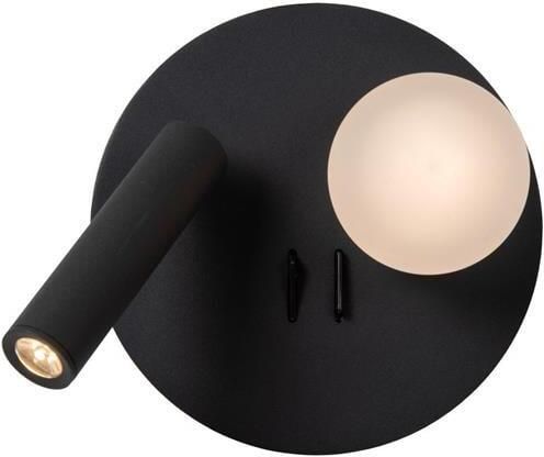 Lucide MATIZ Bedlamp 1xGeïntegreerde LED Zwart