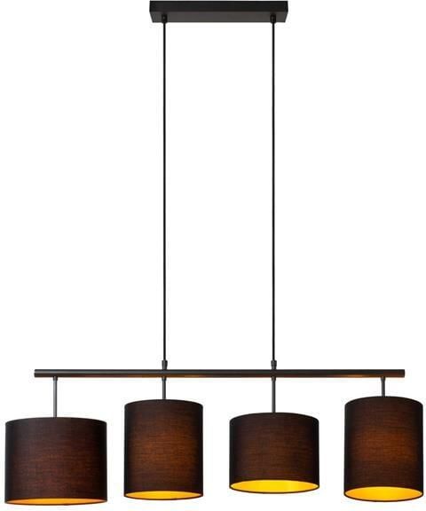 Lucide MAYA Hanglamp 4xE27 Zwart