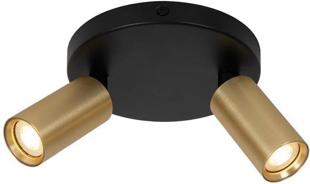 Lucide RITMO Plafondspot Mat Goud | Messing