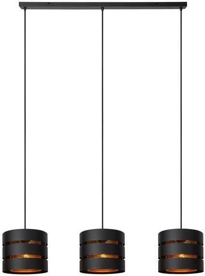 Lucide ROSAS Hanglamp 3xE27 Zwart