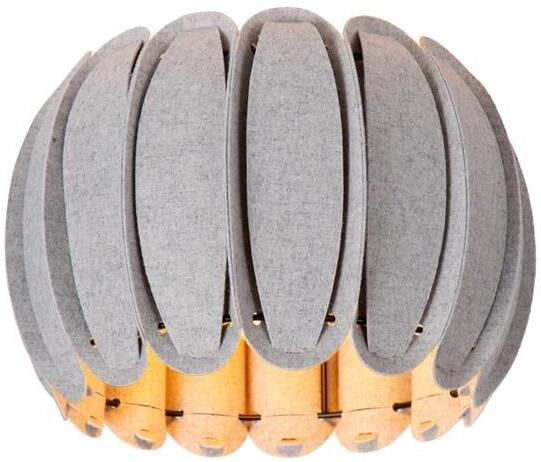 Lucide SPENCER Plafonnière 1xE27 Grijs