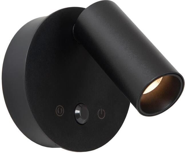 Lucide TONI Wandspot Zwart
