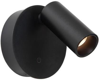 Lucide TONI Wandspot Zwart