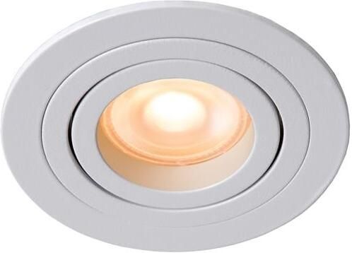 Lucide TUBE Inbouwspot Ø 9 cm 1xGU10 Wit