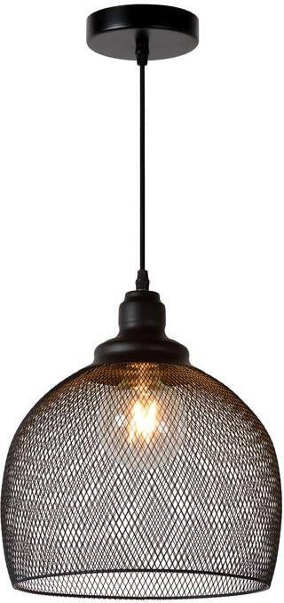 Lucide hanglamp Mesh zwart Ã˜28 cm Leen Bakker