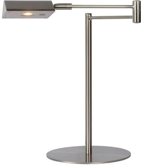 Lucide NUVOLA Bureaulamp 1xGeïntegreerde LED Mat chroom - Foto 1
