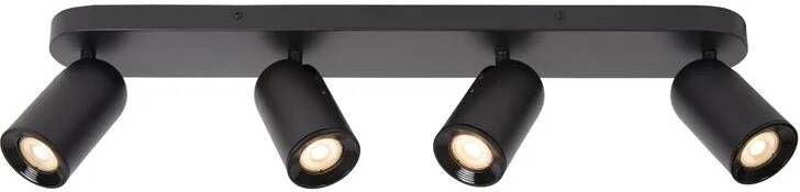 Lucide PUNCH Plafondspot 4xGU10 Zwart