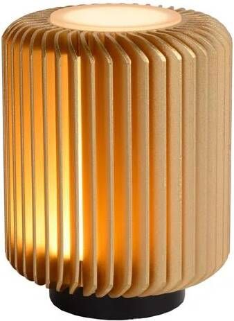 Lucide TURBIN Tafellamp 1xGeïntegreerde LED Mat Goud | Messing - Foto 2