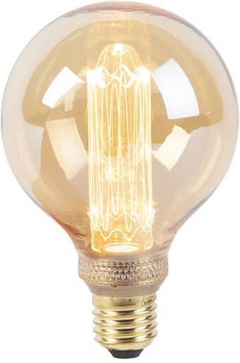 LUEDD LED lamp G95 E27 5W 1800K amber 3-staps dimbaar