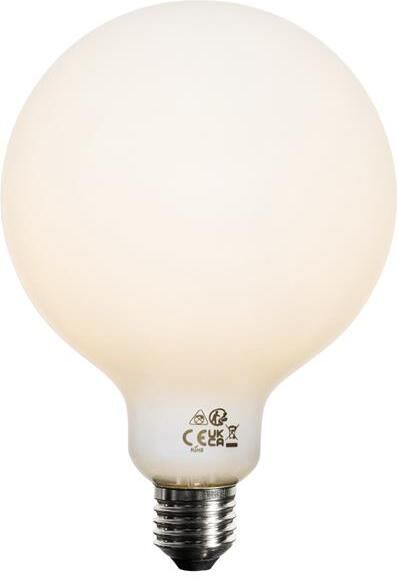 LUEDD E27 dimbare LED lamp opaal G125 5W 450 lm 3000K