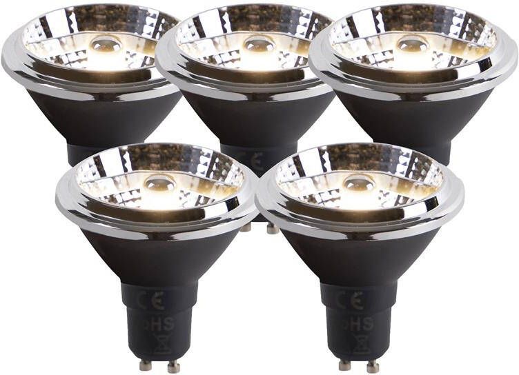 LUEDD Set van 5 GU10 LED lamp AR70 6W 380 lm 3000K - Foto 1