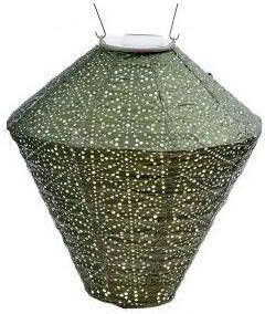 LUMIZ Solar tuinverlichting Sashiko Diamond 28 cm Licht Groen