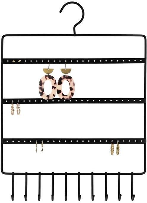 LYVION Oorbellenrekje met hanger Zwart