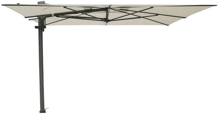 Madison Braga zweefparasol 355x300 cm mellow silver olefin