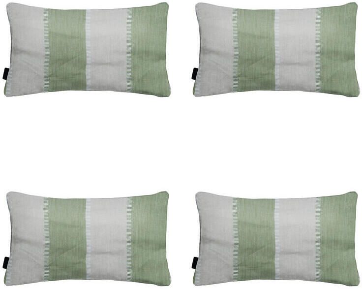 Madison Sierkussen Banda kaki Ca. 30x50 cm Set van 4
