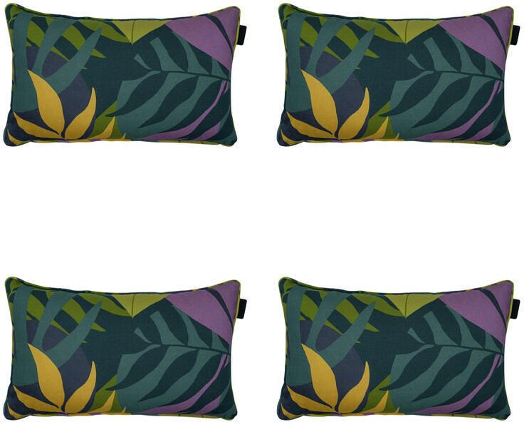 Madison Sierkussen Iven green Ca. 30x50 cm Set van 4