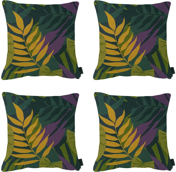 Madison Sierkussen Iven green Ca. 50x50 cm Set van 4