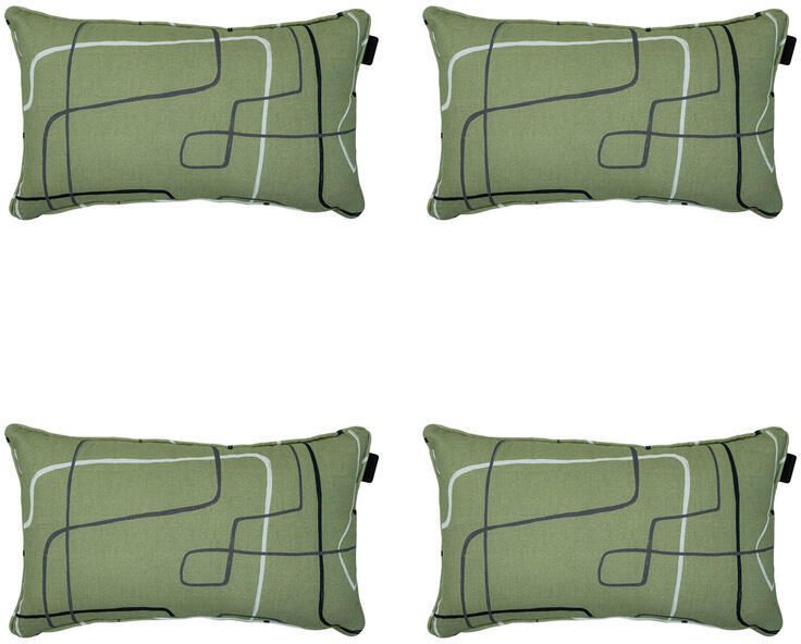 Madison Sierkussen Joah sage Ca. 30x50 cm Set van 4
