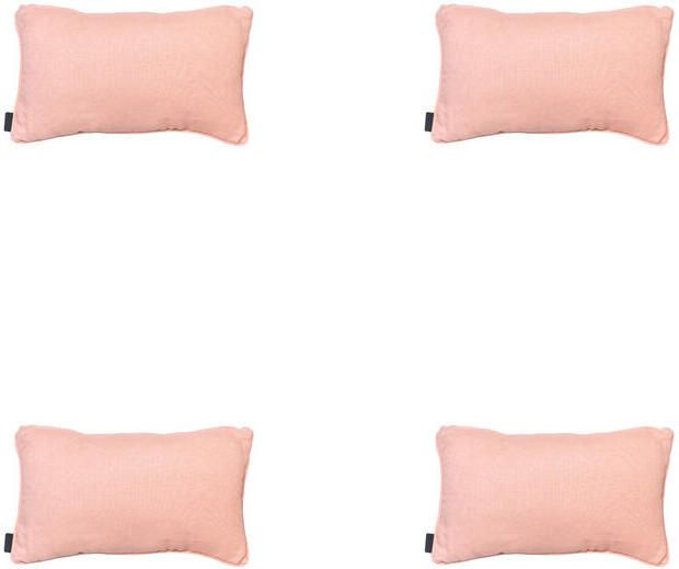 Madison Sierkussen Napels salmone Ca. 30x50 cm Set van 4
