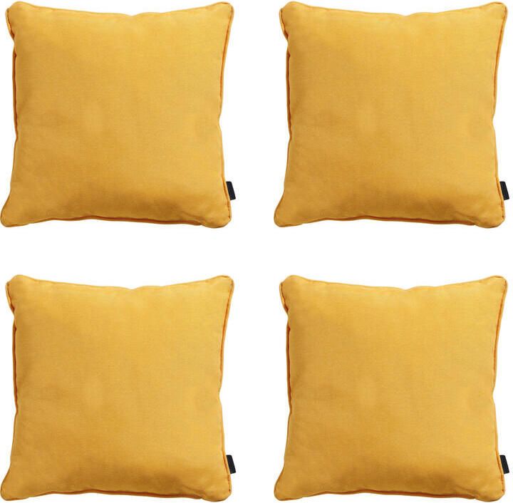 Madison Sierkussen Panama golden glow Ca. 45x45 cm Set van 4