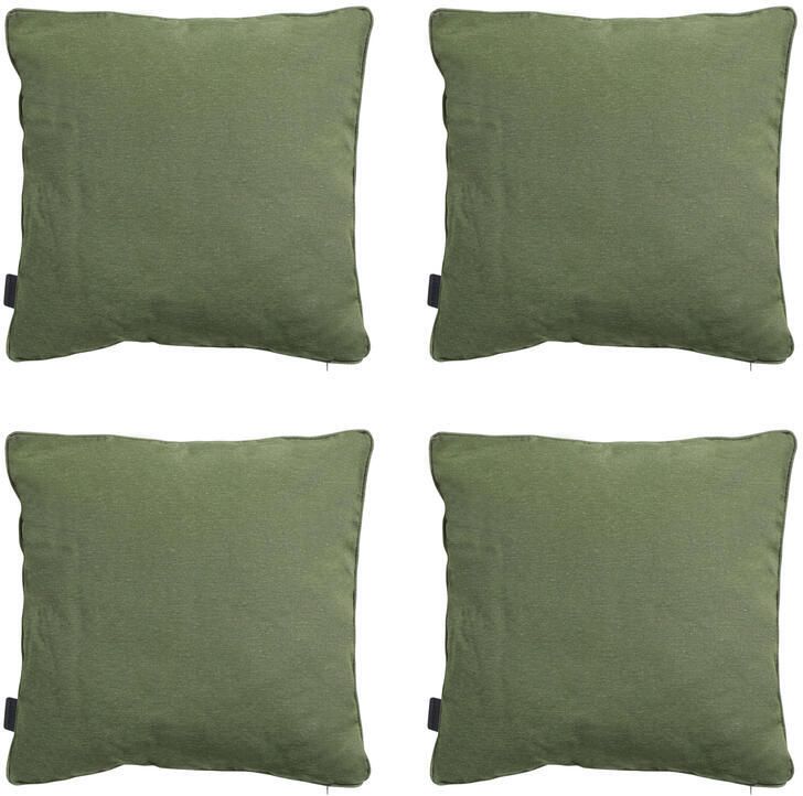 Madison Sierkussen Panama green Ca. 45x45 cm Set van 4