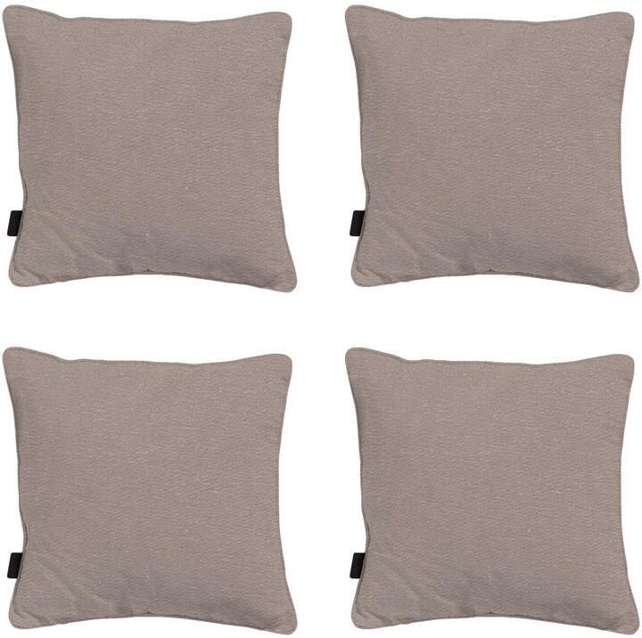 Madison Sierkussen Panama jute Ca. 60x60 cm Set van 4